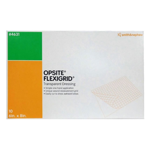 OPSITE™ FLEXIGRID™ Transparent Adhesive Film Dressing - 15cm x 20cm (Box of 10)