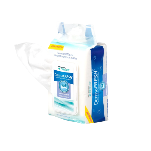 MedPro Defense DermaFRESH™ Fragrance-Free Personal Wipes - Pack of 48 = 300-760050