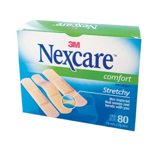3M Nexcare& Comfort Strip Bandages 3/4" x 3"