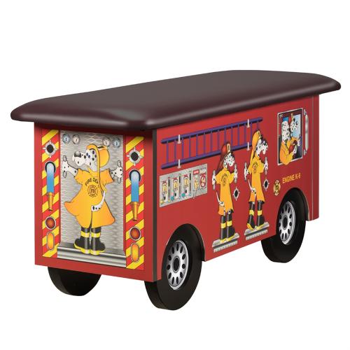 Clinton 7030 Red Engine K-9 Pediatric Exam Table (No Scale) = 301-7030