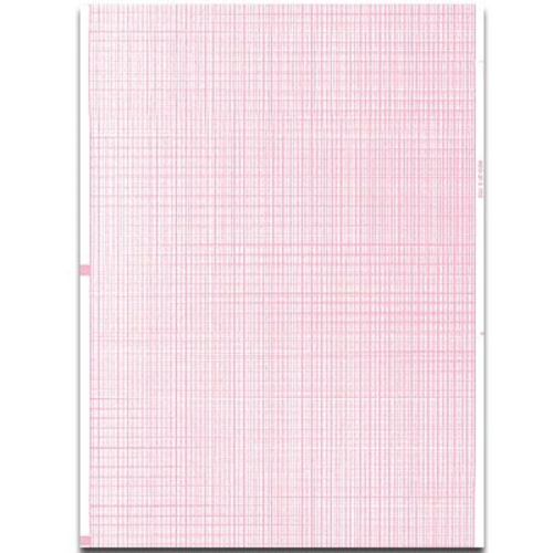 Schiller 2.157025 AT102 Red Grid Chart Paper – Pack of 170 Sheets