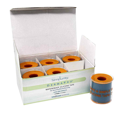 Safe n Simple Silicone Waterproof Tape 2" x 15 Yard - Box of 6