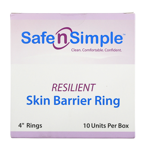 Resilient Skin Barrier Ring - 4" (Box of 10)
