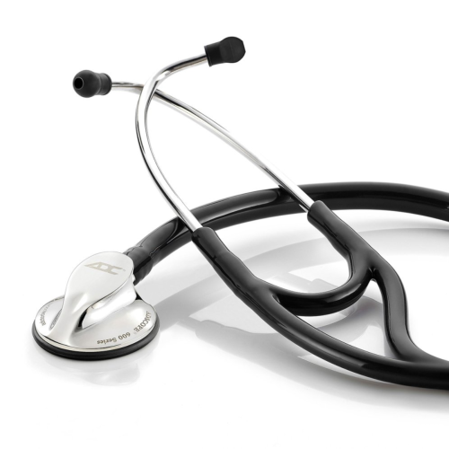ADC Adscope® 600 Platinum Cardiology Stethoscope - Black = 350-600BK