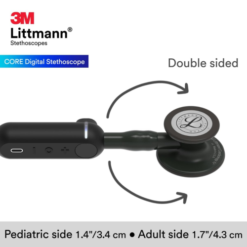 3M™ Littmann® CORE Digital Stethoscope Black | Model 8480 = 350-8480