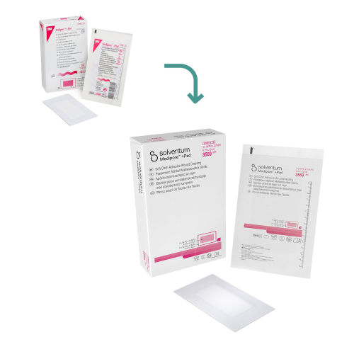 Solventum™ Medipore™ +Pad Soft Cloth Adhesive Wound Dressing (formerly 3M™ Medipore™) – 9cm x 15cm = 300-3569