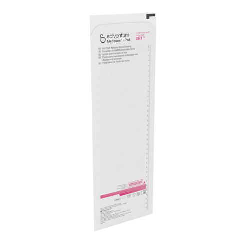 Solventum™ Medipore™ + Pad Dressing (formerly 3M™ Medipore™) - 3.5" x 13.75" (Box of 25) = 300-3573