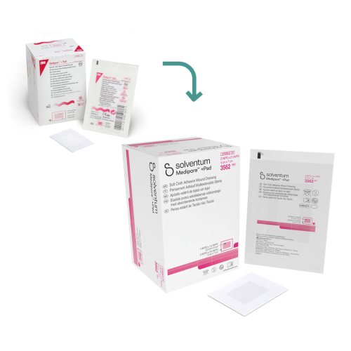 Solventum™ Medipore™ + Pad Dressing (formerly 3M™ Medipore™) - 2" x 2.75" (Box of 50) = 300-3562