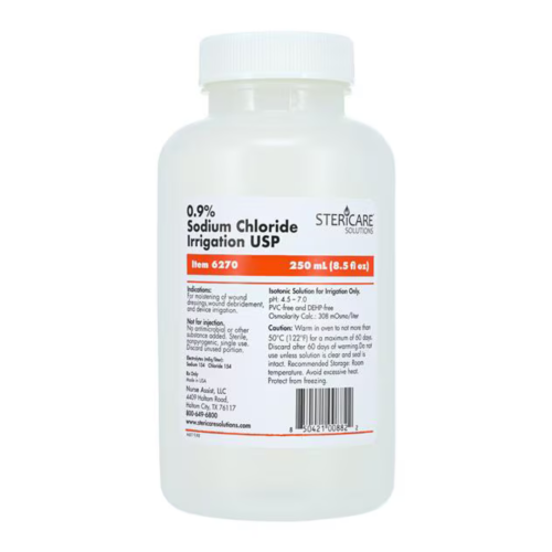 Sodium Chloride Irrigation Solution 0.9% - 250ml