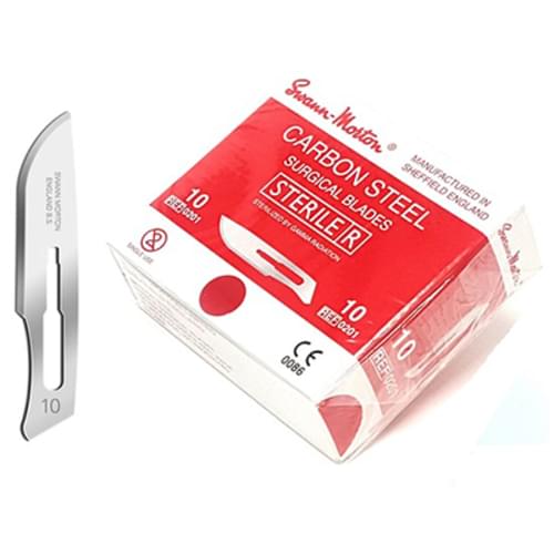Swann-Morton #10 Carbon Steel Scalpel Blade