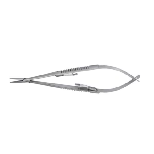 Miltex Castroviejo Needle Holder, Straight, With Lock - 5-5/8"
