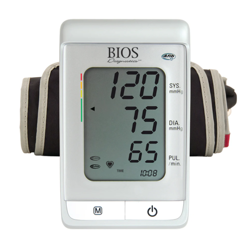 BIOS Blood Pressure Monitor with Atrial Fibrillation Screening and Averaging = 401-3MS1-4Y