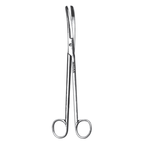 Almedic MAGNA® Sims Uterine Scissors Curved, Blunt/Blunt - 20cm / 8"
