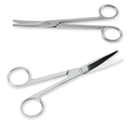 Econo™ Sterile Disposable Mayo Scissors 5.5" Curved