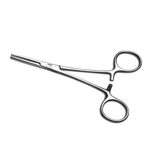 Sterile Disposable Halsted Mosquito Forceps, Straight, Serrated - 5"