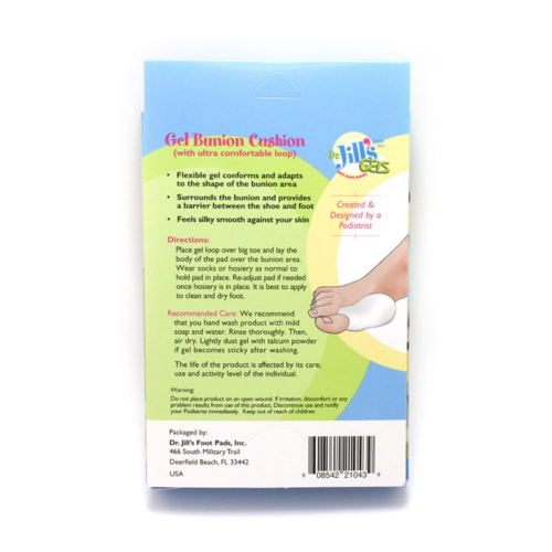 Dr. Jills Gel Bunion Cushion With Loop = 481-1043
