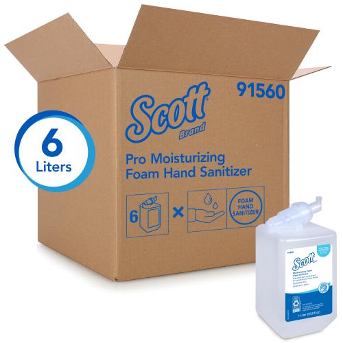 Scott® Moisturizing Foam Hand Sanitizer - Case of 6 = 500-91560