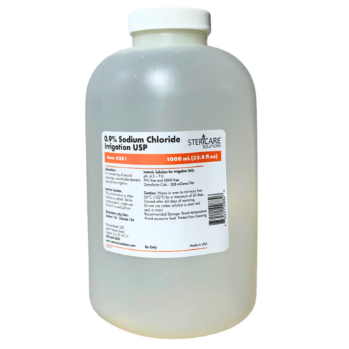 Sodium Chloride Irrigation - 1000 mL Bottle
