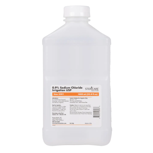 0.9% Sodium Chloride Irrigation USP - 1000 mL