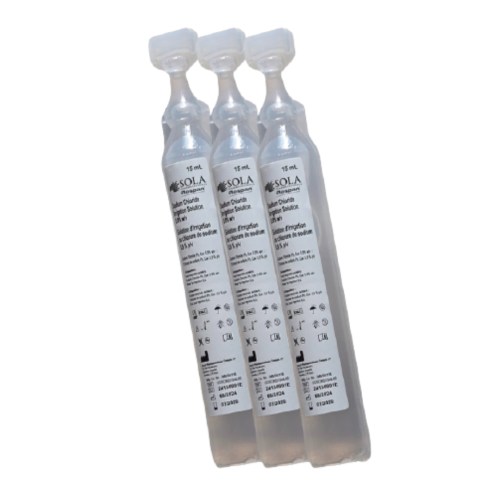 Sodium Chloride 0.9% Irrigation Solution, 15mL Ampoules - Box of 25
