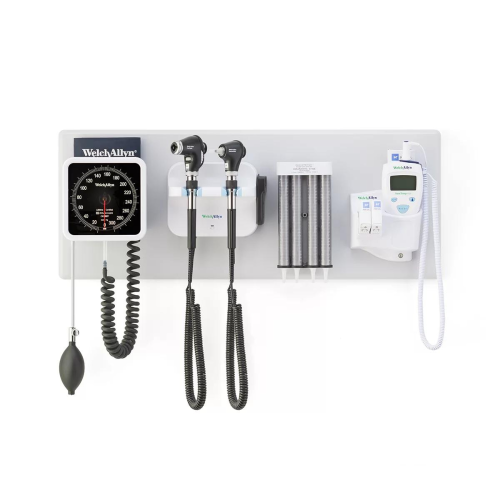 Welch Allyn Green Series 777 Integrated Wall System with PanOptic Basic LED Ophthalmoscope