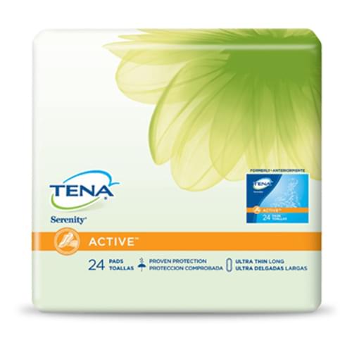 TENA ACTIVE Ultra Thin Pad Long Light