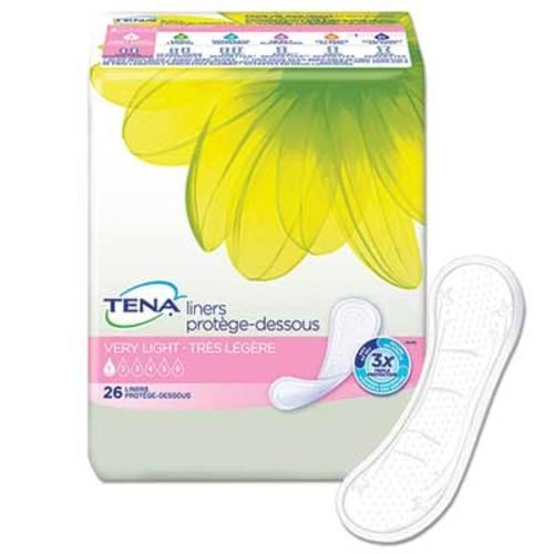 TENA Pantiliner Very Light Pads Regular 26/Pk 6Pk/Case