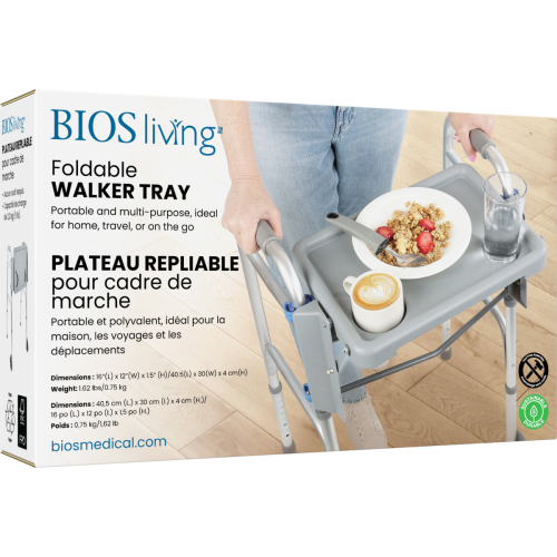 BIOS Foldable Walker Tray Only = 850-56401