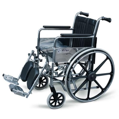 Argo 18" Wide Wheelchair Fixed Arm Elevating Legrest