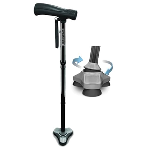 HurryCane® Freedom Edition - The All-Terrain Cane - Black