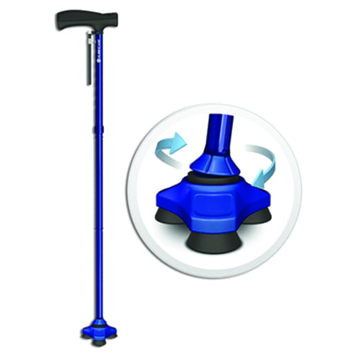 HurryCane® Freedom Edition - The All-Terrain Cane - Blue