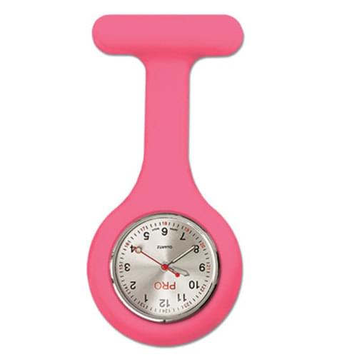 Silicone Lapel Watch - Pink