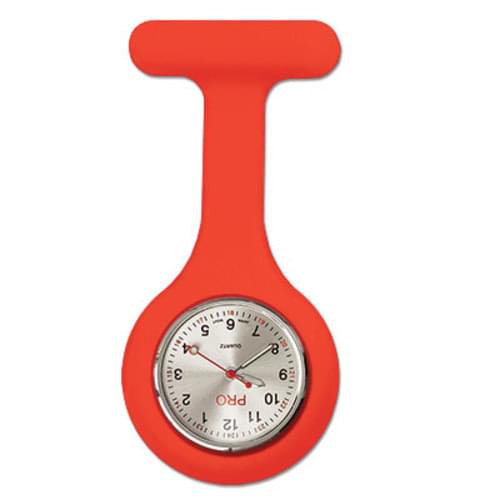 Silicone Lapel Watch - Red