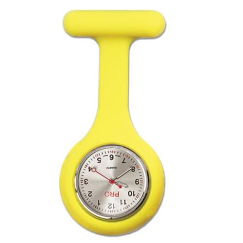 Silicone Lapel Watch - Yellow