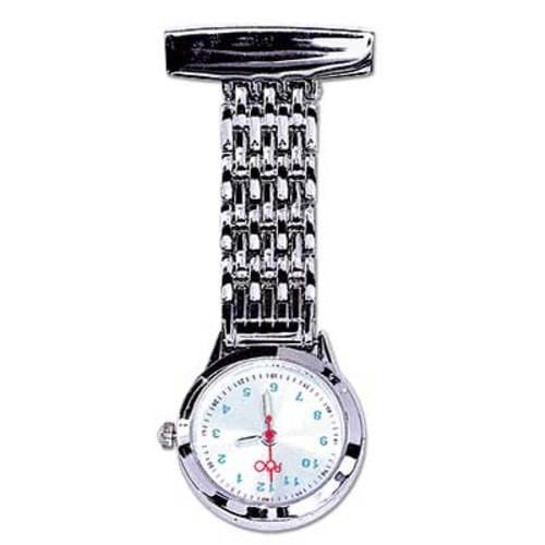 Chrome Lapel Watch