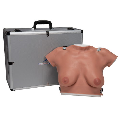 Wearable Breast Self Examination Model with Case - Light Skin