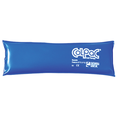 ColPaC Blue Vinyl Cold Pack, Throat/Neck Strip - 3" x 11"