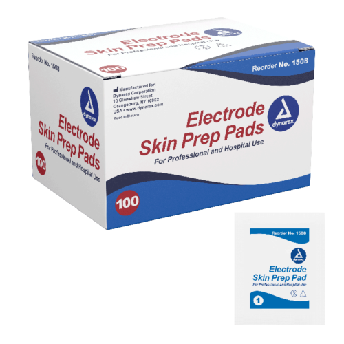 Dynarex ECG Prep Pads - Case of 10 Boxes