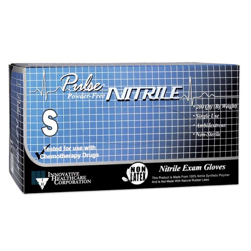PULSE Nitrile Gloves Small Powder Free 200/Box