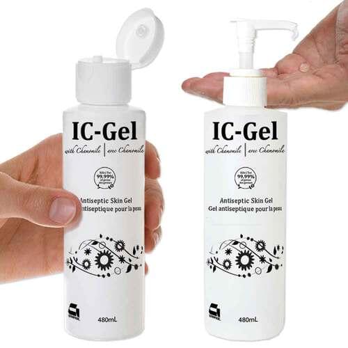 IC-Gel Antiseptic Skin Gel 480 mL 70% Alcohol with Chamomile
