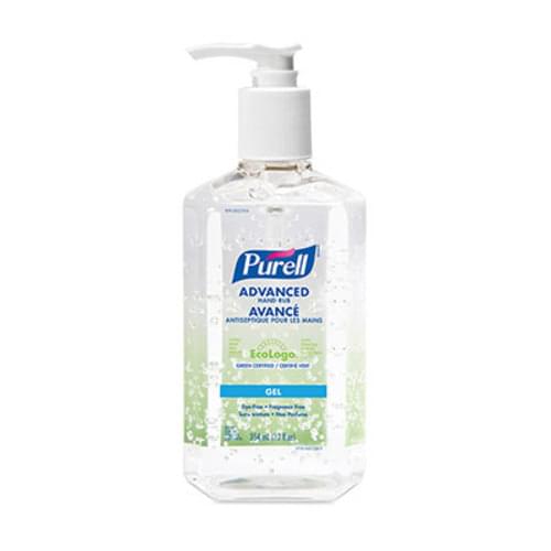Purell® Advanced Hand Rub 70% Gel 354mL (12oz) Pump Bottle