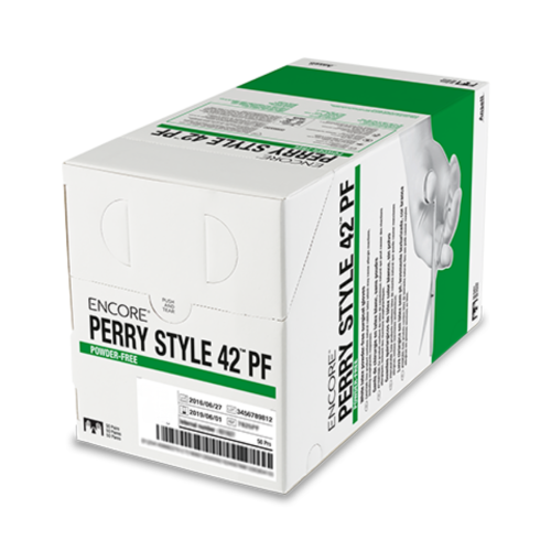 Ansell Perry Style 42 Powder-Free Latex Surgical Gloves - Size 6 (Box of 50)