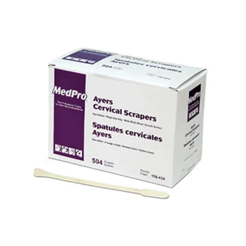 Wooden Ayers Style Cervical Scrapers - Box of 504