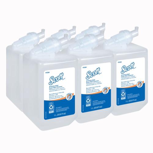 Scott® Antimicrobial Foam Skin Cleanser, Fruit Scent - Case of 6 = 900-91554