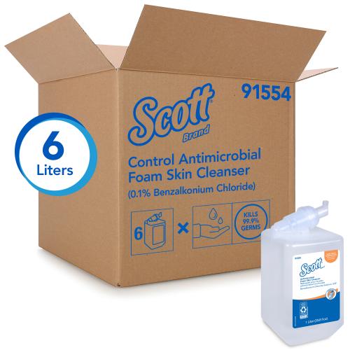 Scott® Antimicrobial Foam Skin Cleanser, Fruit Scent - Case of 6 = 900-91554