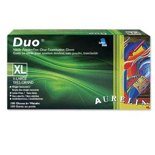 Duo Clear Nitrile Gloves - XLarge