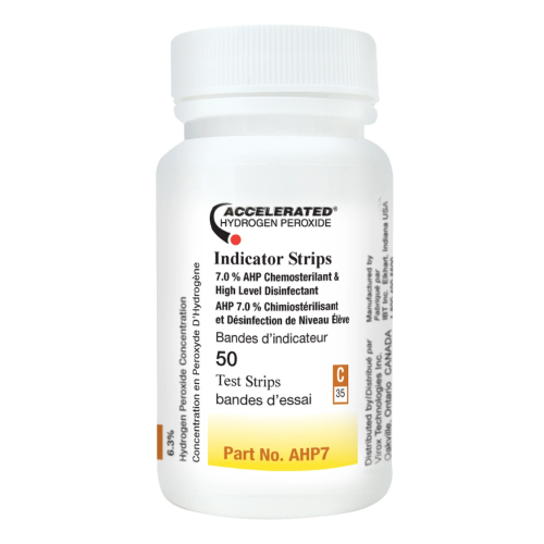 Accel AHP7 Indicator Test Strip Kit for PREempt CS20 (7% AHP) - Bottle of 50