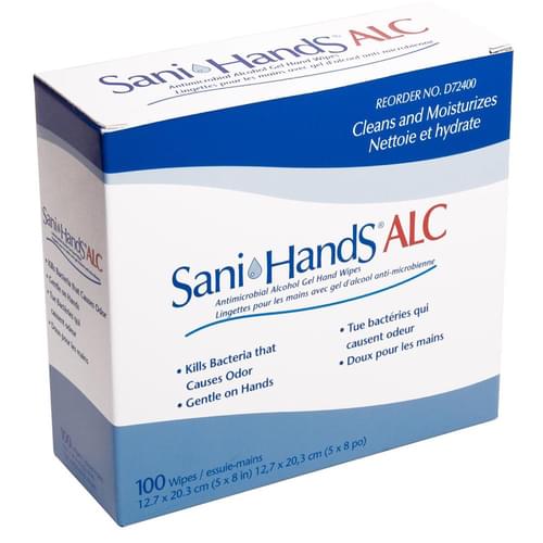 Sani-Hands Antimicrobial Alcohol Hand Wipes