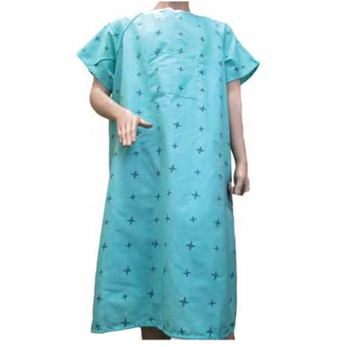 Blue Universal Reusable Patient Gown