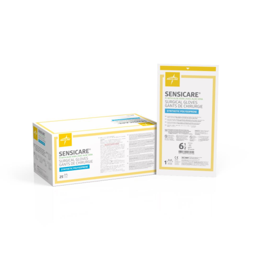 Medline Sensicare Aloe Sterile Gloves - Size 6.5 (Box of 25)